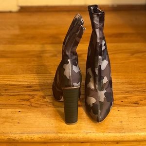 Akira Green Cameo Ankle Boot